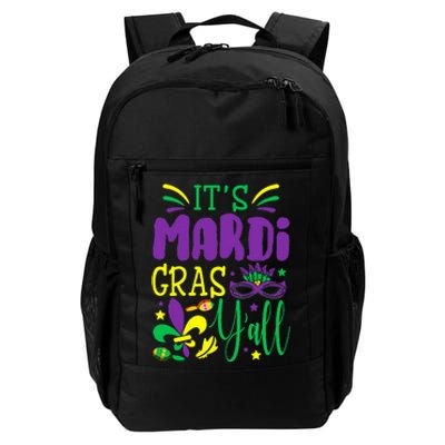 Its Mardi Gras Yall Mardi Gras Party Mask Costume Daily Commute Backpack