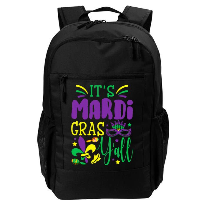 Its Mardi Gras Yall Mardi Gras Party Mask Costume Daily Commute Backpack