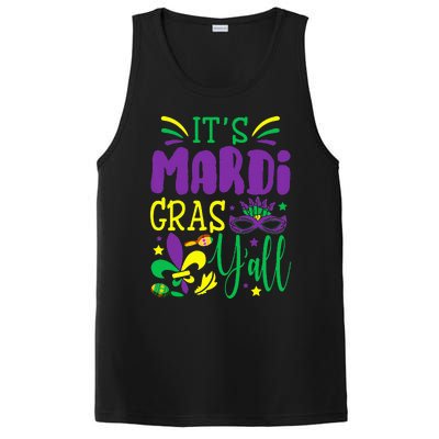 Its Mardi Gras Yall Mardi Gras Party Mask Costume PosiCharge Competitor Tank