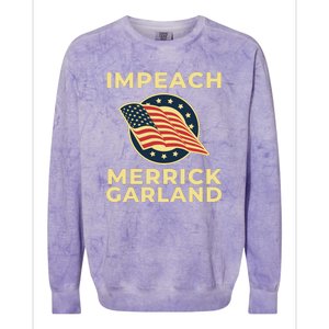 Impeach Merrick Garland Defund The FBI Conservative Colorblast Crewneck Sweatshirt