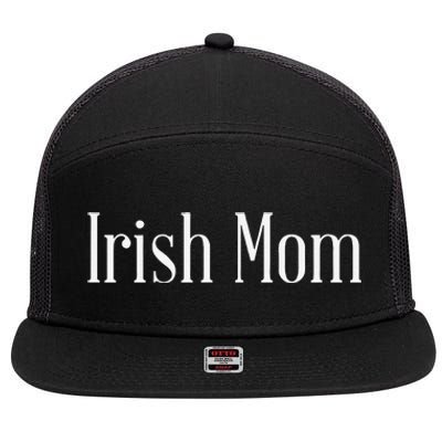 Irish Mom Gift Happy St Saint Patrick's Day 7 Panel Mesh Trucker Snapback Hat