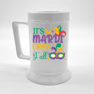 It's Mardi Gras Y'all Funny Mardi Gras Costume Beer Stein