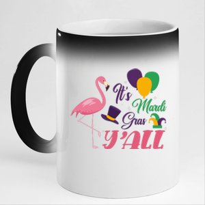 It's Mardi Gras Y'all 11oz Black Color Changing Mug