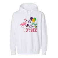 It's Mardi Gras Y'all Garment-Dyed Fleece Hoodie