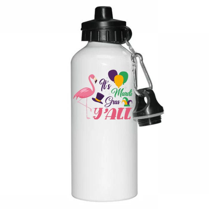 It's Mardi Gras Y'all Aluminum Water Bottle