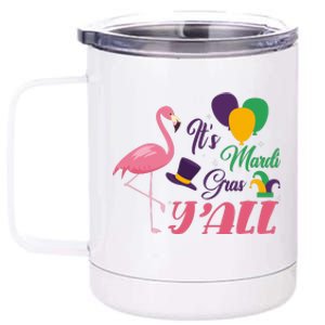 It's Mardi Gras Y'all 12 oz Stainless Steel Tumbler Cup