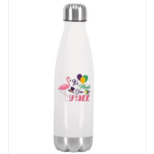 It's Mardi Gras Y'all Stainless Steel Insulated Water Bottle