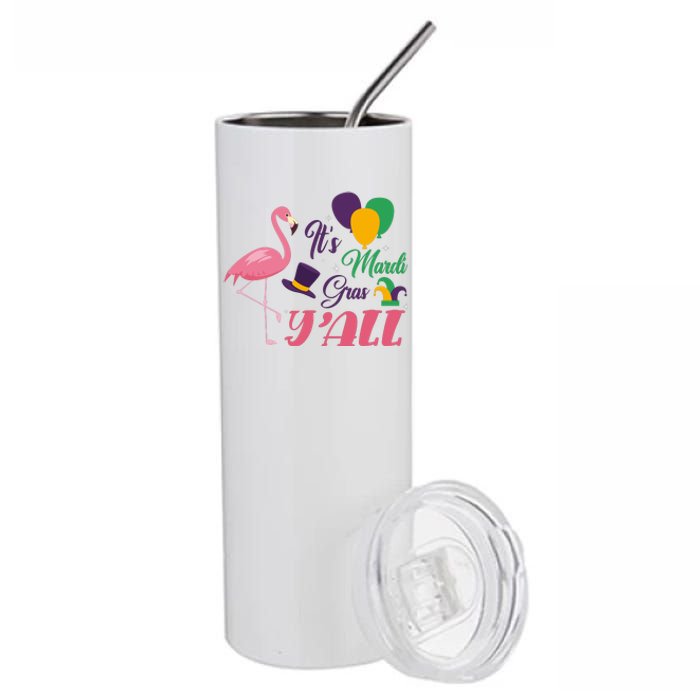 It's Mardi Gras Y'all Stainless Steel Tumbler