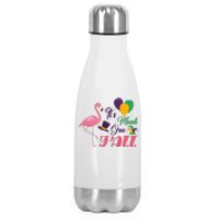 It's Mardi Gras Y'all Stainless Steel Insulated Water Bottle