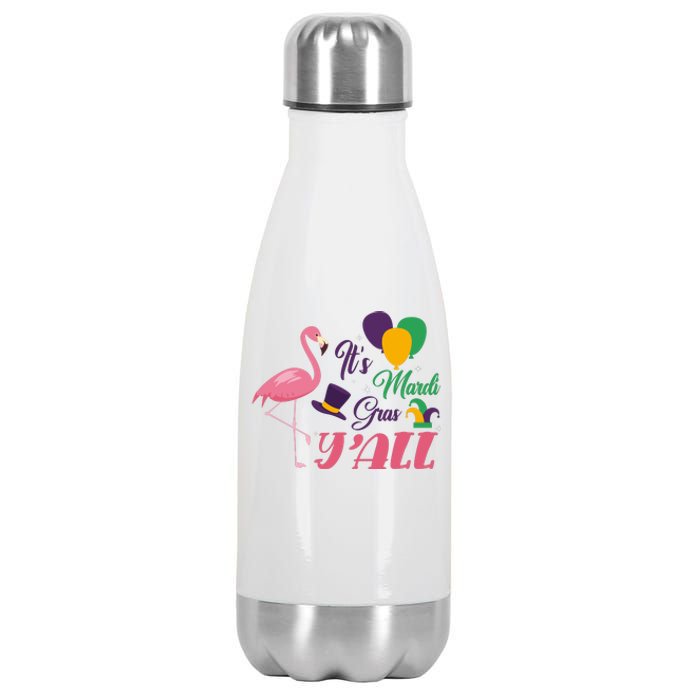 It's Mardi Gras Y'all Stainless Steel Insulated Water Bottle