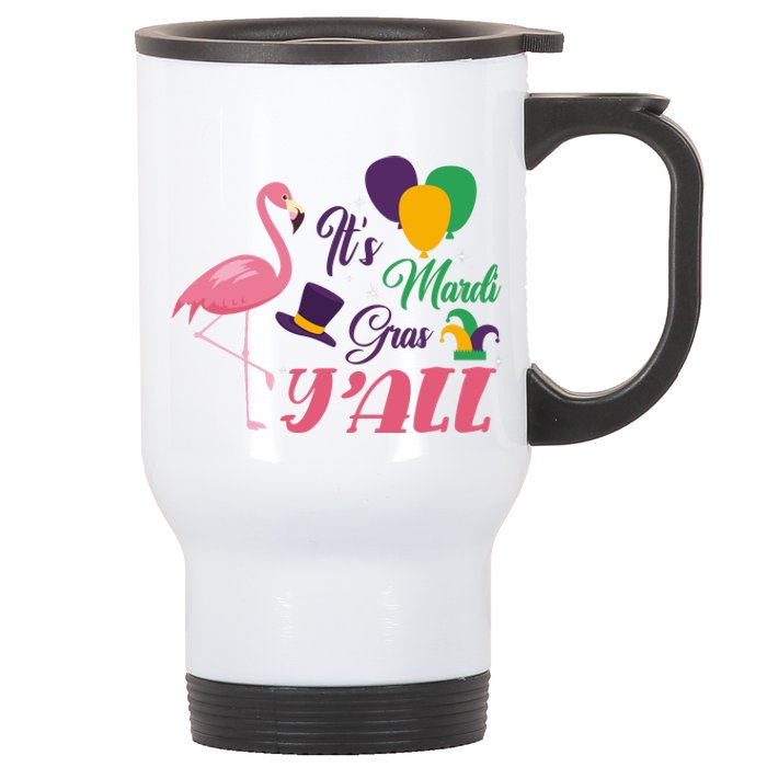 It's Mardi Gras Y'all Stainless Steel Travel Mug