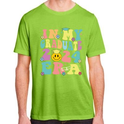 In My Graduate 2024 Era Funny Graduation Groovy Gift Adult ChromaSoft Performance T-Shirt