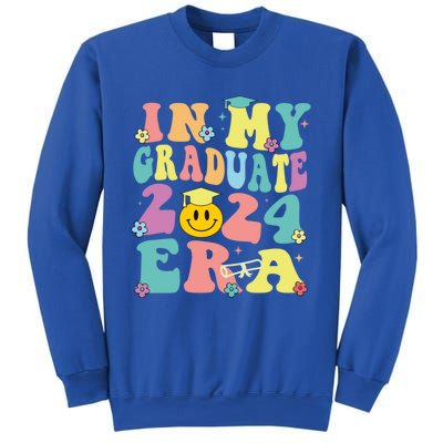 In My Graduate 2024 Era Funny Graduation Groovy Gift Sweatshirt