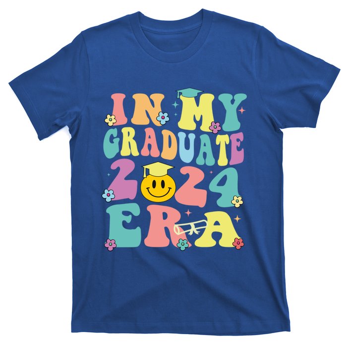 In My Graduate 2024 Era Funny Graduation Groovy Gift T-Shirt