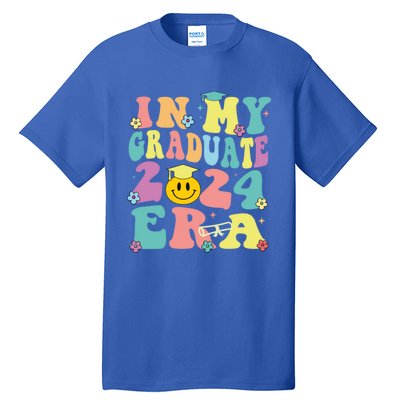 In My Graduate 2024 Era Funny Graduation Groovy Gift Tall T-Shirt