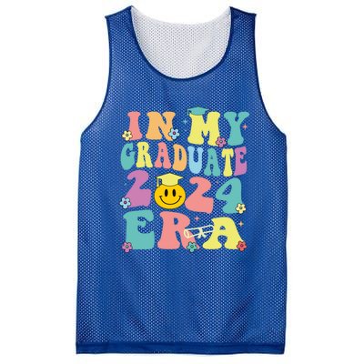 In My Graduate 2024 Era Funny Graduation Groovy Gift Mesh Reversible Basketball Jersey Tank