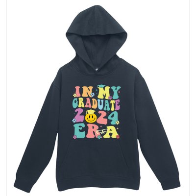 In My Graduate 2024 Era Funny Graduation Groovy Gift Urban Pullover Hoodie