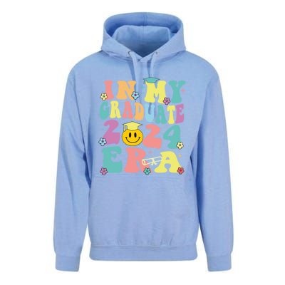 In My Graduate 2024 Era Funny Graduation Groovy Gift Unisex Surf Hoodie