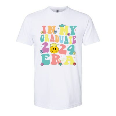 In My Graduate 2024 Era Funny Graduation Groovy Gift Softstyle CVC T-Shirt