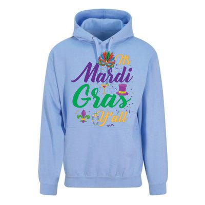 It's Mardi Gras Y'all Unisex Surf Hoodie