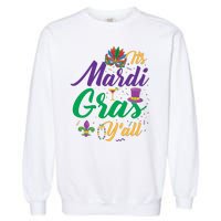 It's Mardi Gras Y'all Garment-Dyed Sweatshirt