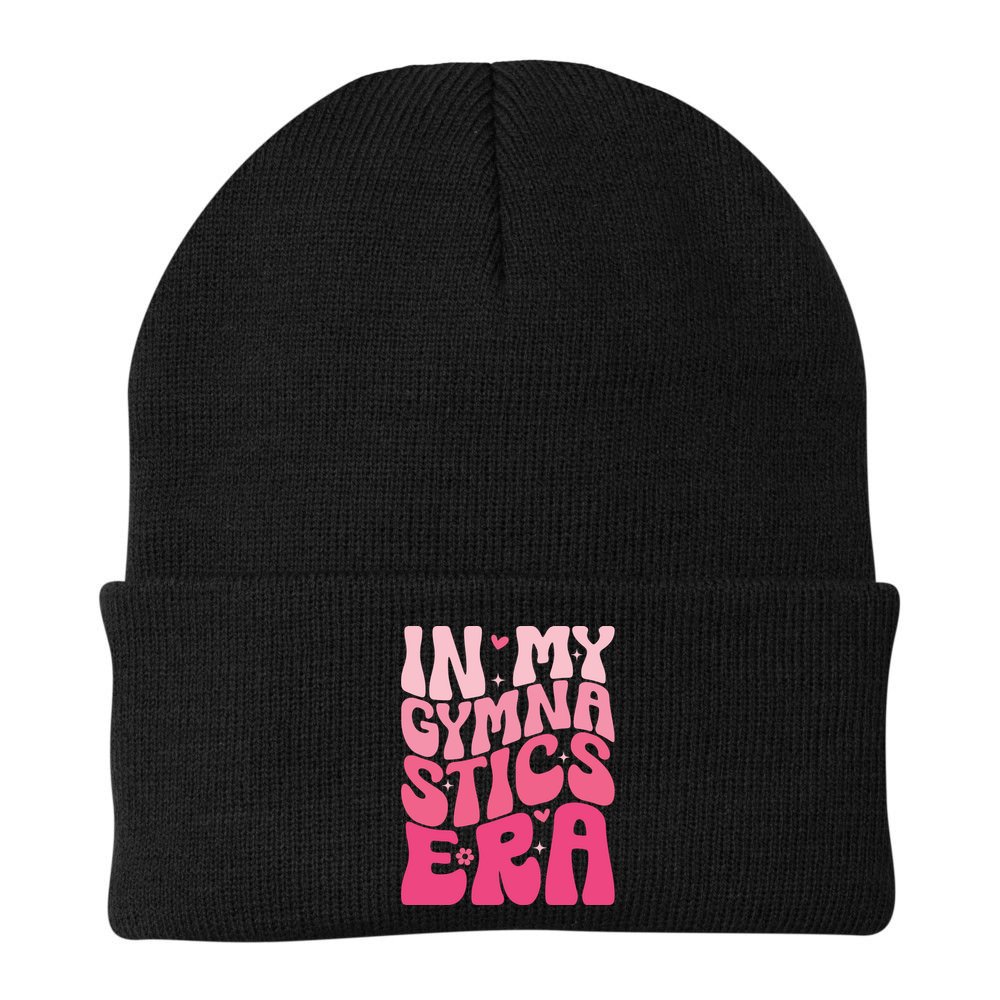 In My Gymnastics Era Groovy Gymnastics Birthday Cool Gift Beanie