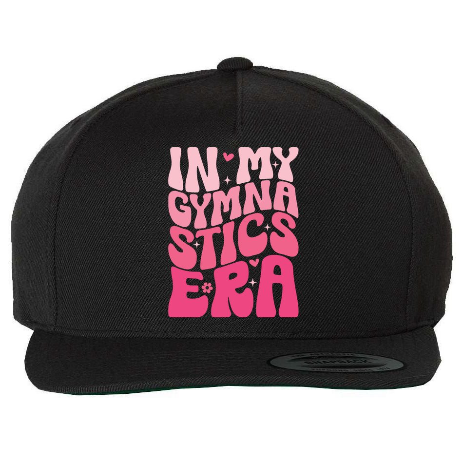 In My Gymnastics Era Groovy Gymnastics Birthday Cool Gift Wool Snapback Cap