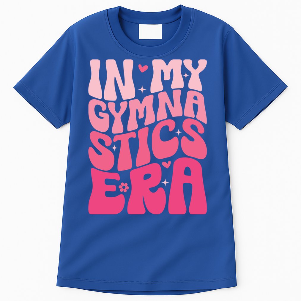 In My Gymnastics Era Groovy Gymnastics Birthday Cool Gift Tall T-Shirt