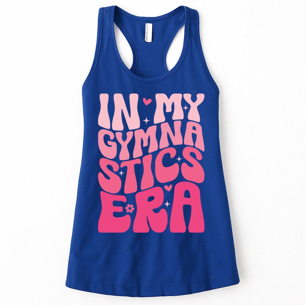 In My Gymnastics Era Groovy Gymnastics Birthday Cool Gift Womens Tank Top