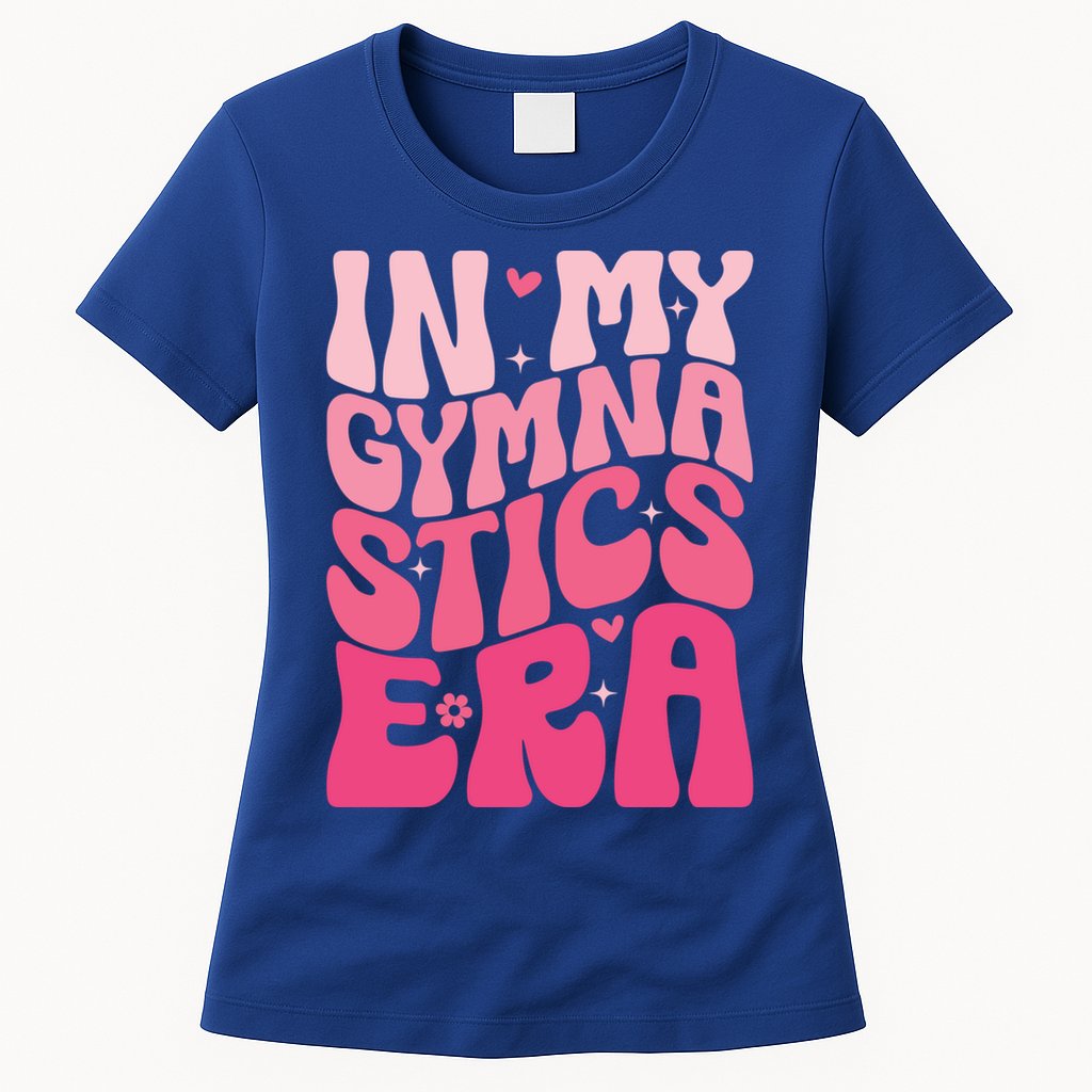 In My Gymnastics Era Groovy Gymnastics Birthday Cool Gift Womens T-Shirt