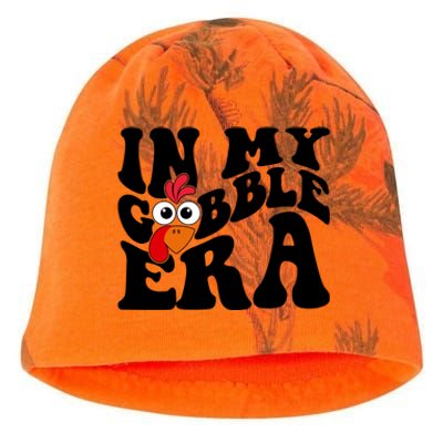 In My Gobble Era Thanksgiving Gobble Squad Turkey Cute Gift Kati - Camo Knit Beanie