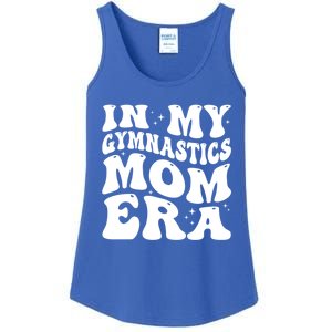 In My Gymnastics Mom Era Groovy Retro Funny Gymnastics Mom Gift Ladies Essential Tank