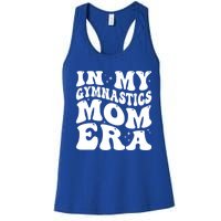 In My Gymnastics Mom Era Groovy Retro Funny Gymnastics Mom Gift Women's Racerback Tank