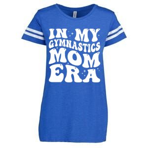 In My Gymnastics Mom Era Groovy Retro Funny Gymnastics Mom Gift Enza Ladies Jersey Football T-Shirt