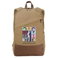 In My Gymnastics Era Gymnast Exercise Lovers Gymnastics Cotton Canvas Backpack