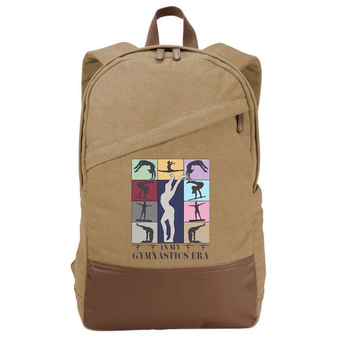 In My Gymnastics Era Gymnast Exercise Lovers Gymnastics Cotton Canvas Backpack