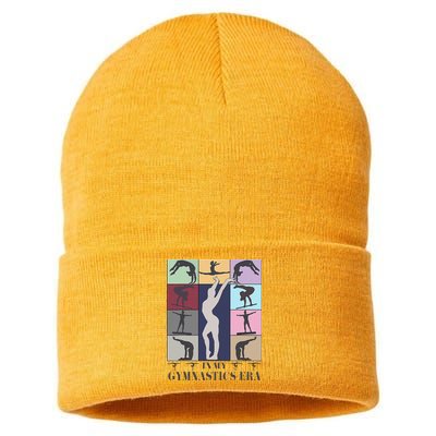 In My Gymnastics Era Gymnast Exercise Lovers Gymnastics Sustainable Knit Beanie