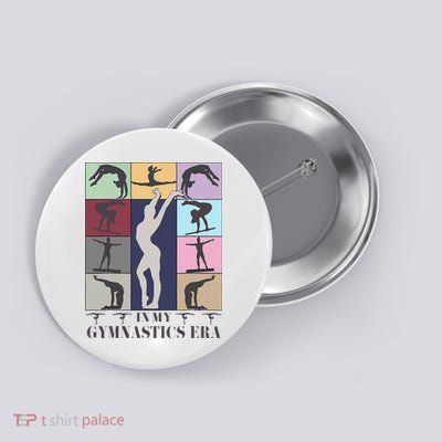 In My Gymnastics Era Gymnast Exercise Lovers Gymnastics Button