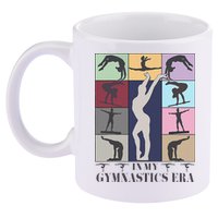 In My Gymnastics Era Gymnast Exercise Lovers Gymnastics 11oz C Handle Ceramic Mug