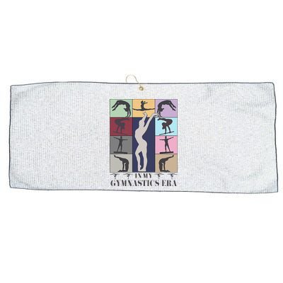 In My Gymnastics Era Gymnast Exercise Lovers Gymnastics Large Microfiber Waffle Golf Towel