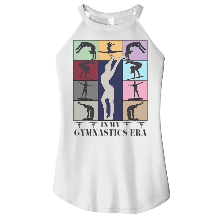 In My Gymnastics Era Gymnast Exercise Lovers Gymnastics Women's Perfect Tri Rocker Tank
