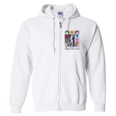 In My Gymnastics Era Gymnast Exercise Lovers Gymnastics Full Zip Hoodie