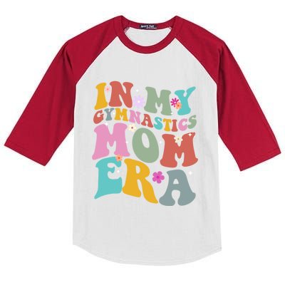 In My Gymnastics Mom Era Funny Gymnast Mom Cute Gift Kids Colorblock Raglan Jersey