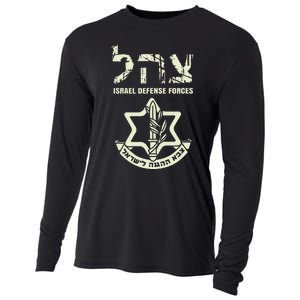 IDF Military Green Israeli Army IDF s Tzahal  Cooling Performance Long Sleeve Crew