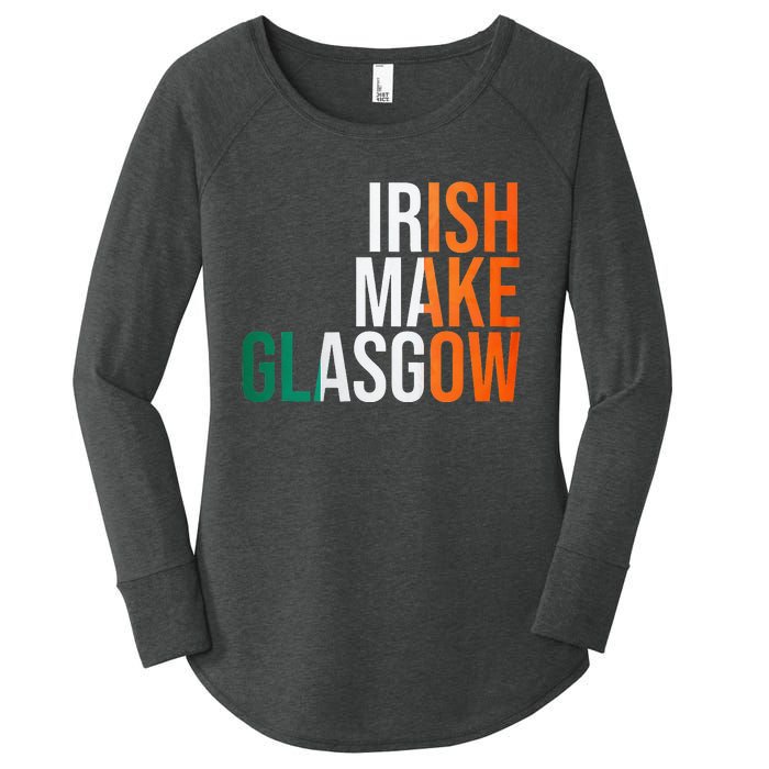 IRISH make Glasgow Celtic Scotland Women's Perfect Tri Tunic Long Sleeve Shirt