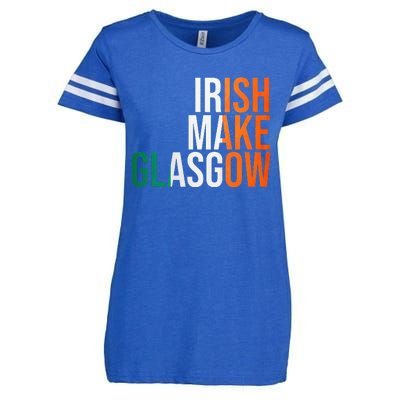 IRISH make Glasgow Celtic Scotland Enza Ladies Jersey Football T-Shirt