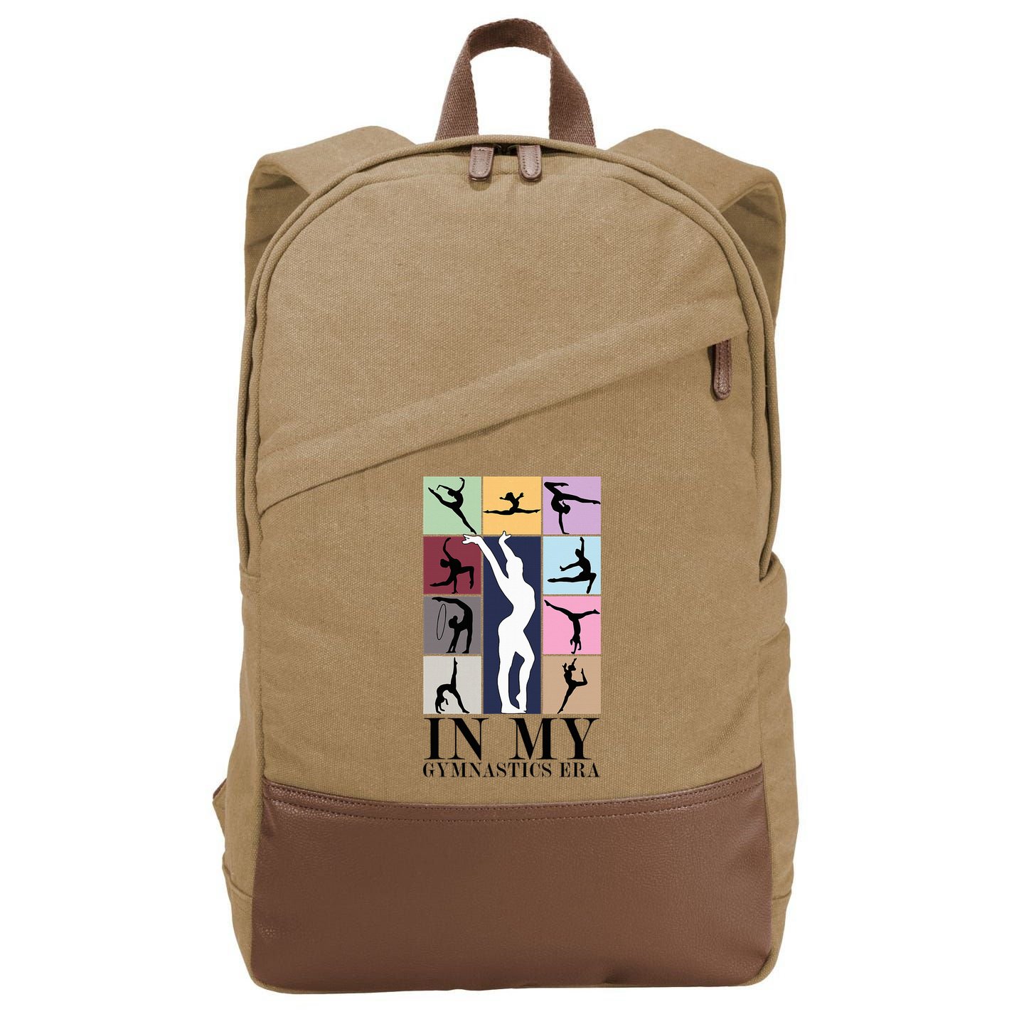 In My Gymnastics Era Cotton Canvas Backpack