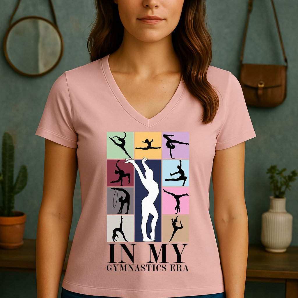 In My Gymnastics Era Women's V-Neck T-Shirt