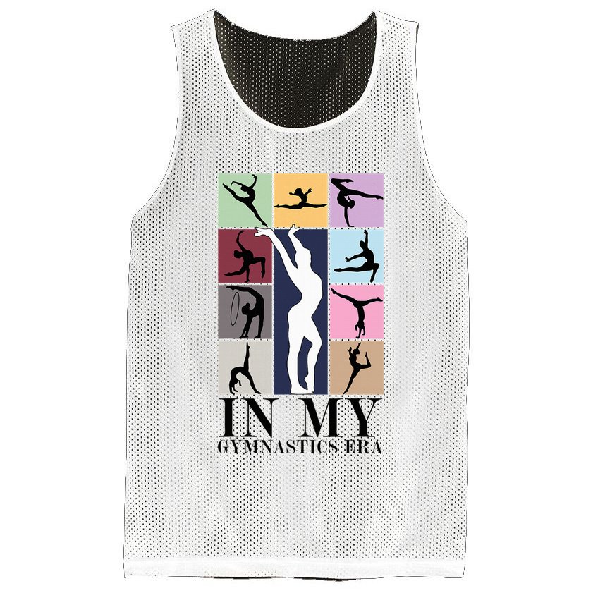 In My Gymnastics Era Mesh Reversible Basketball Jersey Tank