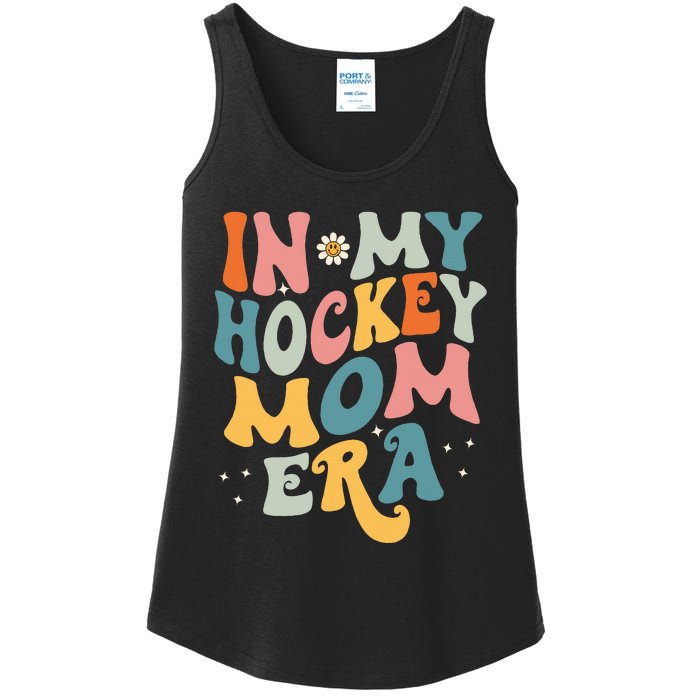 In My Hockey Mom Era Ladies Essential Tank